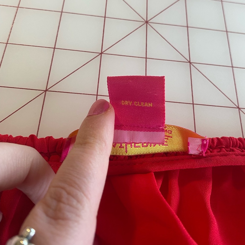 Catherine Malandrino Ruby Red Swing Ruffle Dress … - image 8